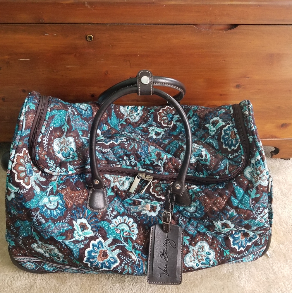 Vera Bradley Java Blue suitcase